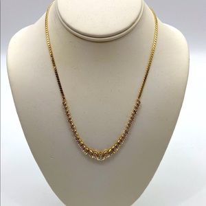 Netaya 1/2KT Diamond Necklace w/Gold Plated Chain